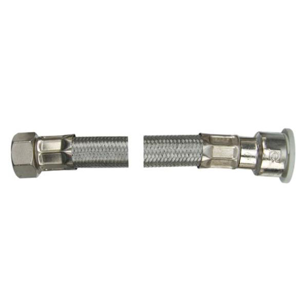 Flexible Tap Connector - Pushfit - 15mm x 1/2" x 300mm - (Pack of 2) - (324705)