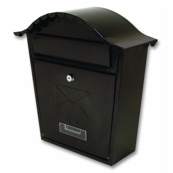 Sterling Post Box - Classic - Black