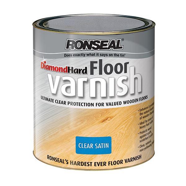 Floor Varnish Light Oak Ronseal Woodlands Diy Store