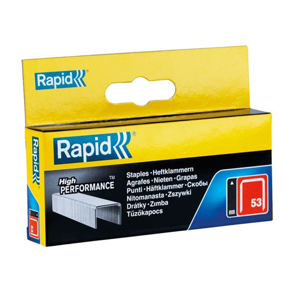 Rapid 53 Staples - 14mm Boxed - (2500)