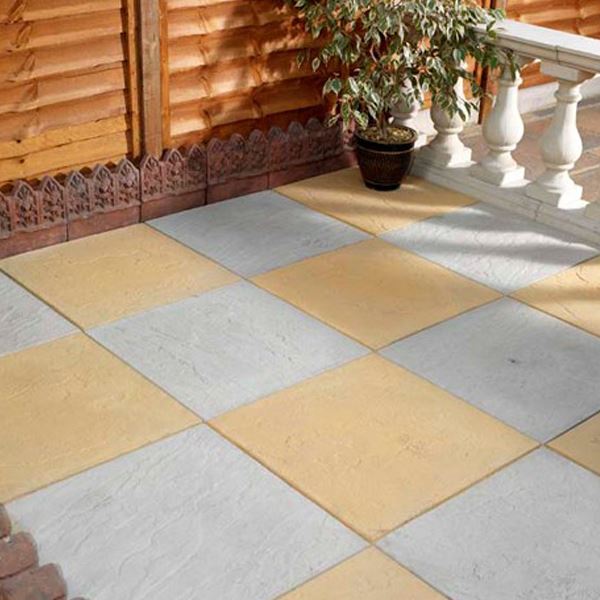 Value Riven Paving Flag - Natural Grey - 600mm x 300mm