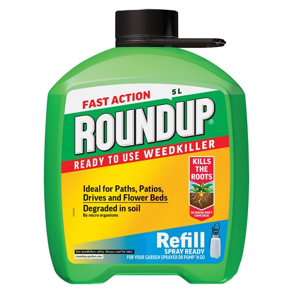 Round-Up Weedkiller 5Lt - Pump 'N' Go - REFILL