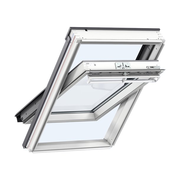 Velux Centre Pivot Window - White - 550mm x 980mm - (GGL-CK04-2070)