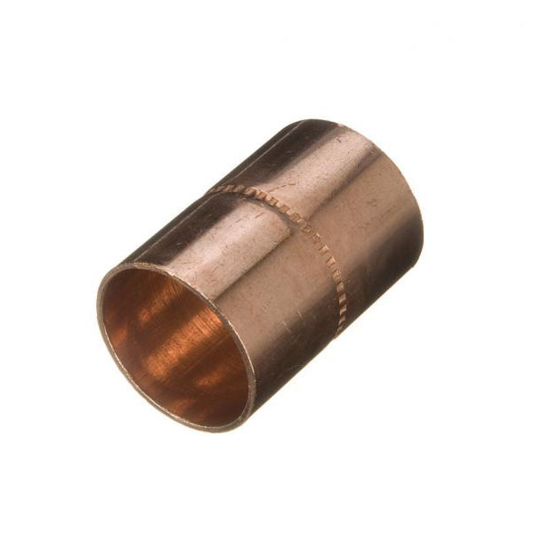 Copper Coupler 15mm - Endfeed - (Pack of 25) - (431115)