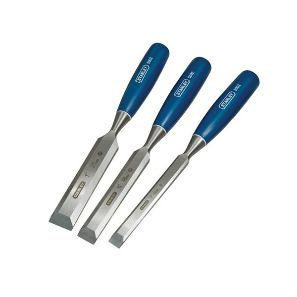 Bevelled Edge Chisel Set Stanley Tools Woodlands DIY Store