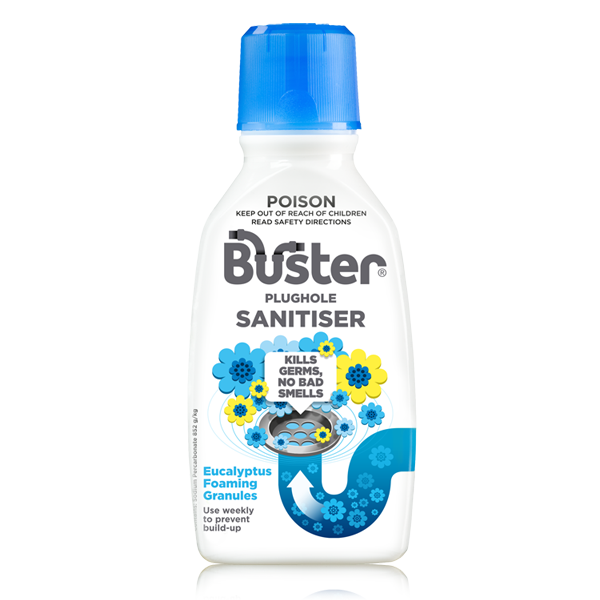 Buster Plughole Sanitiser 300g - Foaming Granules