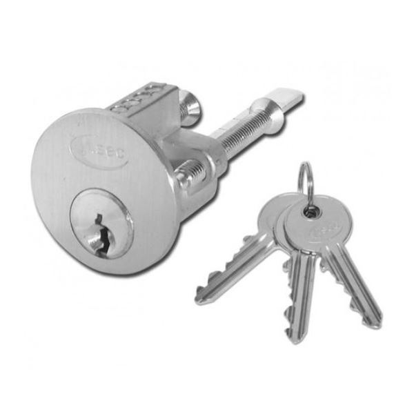Nightlatch Replacement Cylinder - Stainless Steel - (RCS100)