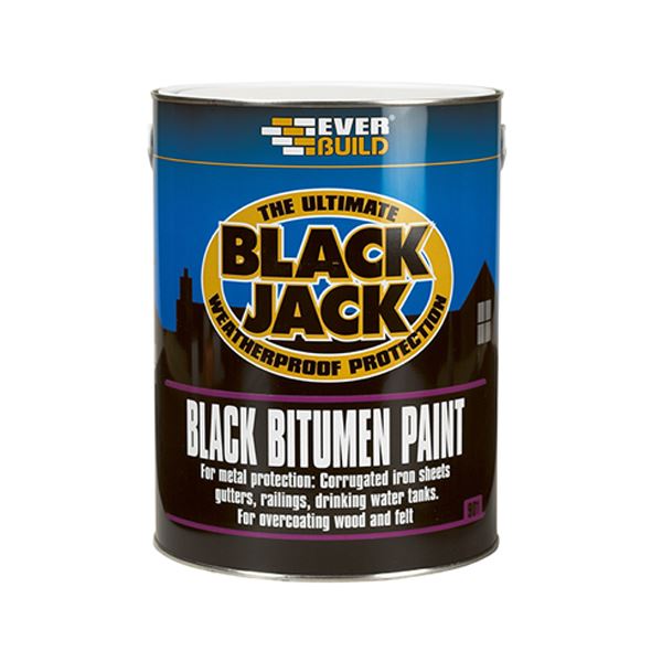 Everbuild 901 - Black Jack Bitumen Paint 1Lt