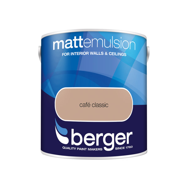 Berger Matt Emulsion 2.5Lt - Cafe Classic