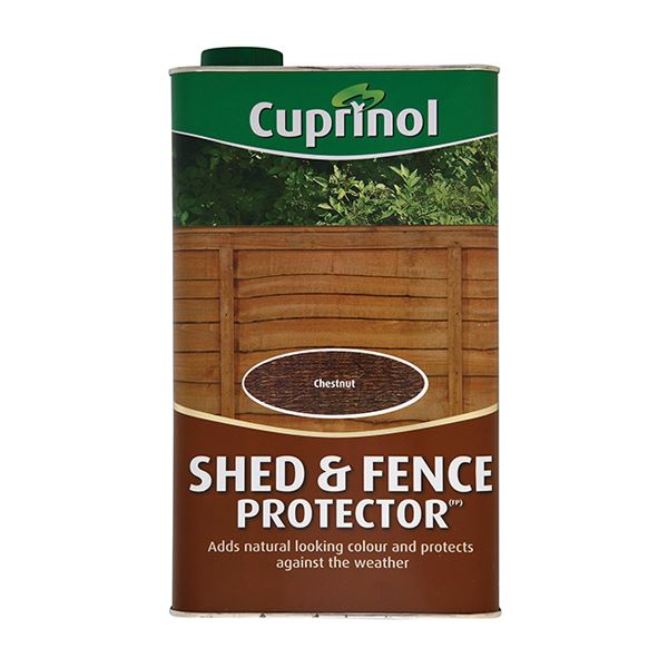 Cuprinol Shed & Fence Protector 5Lt - Chestnut