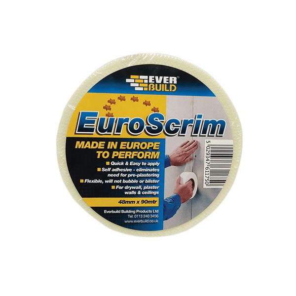 EuroScrim - Plasterboard Joint Tape - 90Mt x 48mm