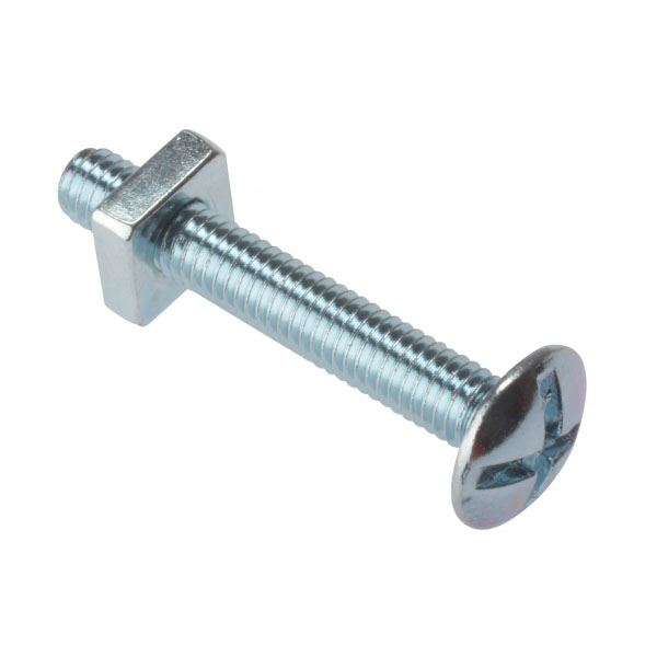 Roofing Bolts & Nuts - M6 x 16mm - (Pack of 25) - (25RBN616)